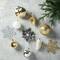 Glitzhome® 160 Pack Elegant Silver & Gold Deluxe Boxed Shatterproof Ornaments